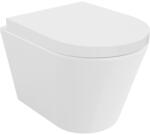 Mexen Rico perem nélküli WC csésze Rimless Tornado lecsapódásmentes kemény, duroplast, fényes fehér - 30720200T (30720200T)