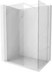 Mexen Kioto-X zuhanyfal Walk-in 100 x 90 cm, átlátszó 10 mm, fehér - 800-100-202-20-00-090-X (800-100-202-20-00-090-X)