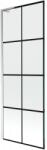Mexen Next L kádparaván 1-szárnyú 70 x 150 cm, fekete minta, króm - 895-070-000-03-77-01 (895-070-000-03-77-01)