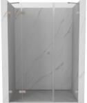 Mexen Lunar zuhanyajtó balra nyíló 130 cm, átlátszó, kefélt nikkel - 834S-130-050-97-00-L (834S-130-050-97-00-L)
