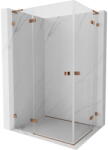 Mexen Lunar L Duo nyíló zuhanykabin 115 x 75 cm, átlátszó, rózsaarany - 834L-115L-075P-60-00 (834L-115L-075P-60-00)