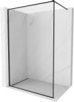 Mexen Kioto-F zuhanyfal Walk-in kerettel 100 x 202 cm, átlátszó 8 mm, fekete - 800-100-104-70-00 (800-100-104-70-00)