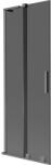 Mexen Velar L kádparaván 2-szárnyú tolóajtóval 75 x 150 cm, grafit, gun metal - 896-075-003-41-95 (896-075-003-41-95)