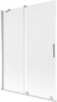 Mexen Velar 2-szárnyú toló zuhanyfal 130 x 150 cm, szatén, króm - 896-130-000-31-01 (896-130-000-31-01)