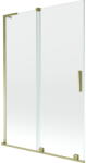 Mexen Velar L kétpaneles zuhanyfal, tolóajtós, 120 x 150 cm, átlátszó, arany - 896-120-003-01-50 (896-120-003-01-50)
