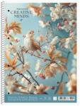 Shkolyaryk Publishing House Spirálfüzet, A4, kockás, 80 lap, SHOLYARYK "College Block Creative Minds", vegyes (SB806527K) - tintasziget