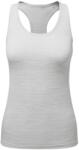 TriDri® Női varrás nélküli sport trikó 3D Fit - Jégszürke melír | XL (TR509-1000408243)
