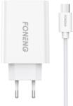FONENG Încărcător de rețea Foneng EU43, 1x cablu USB + USB Micro (045592)