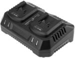 GRAPHITE Dupla akkumulátortöltő Energy+ rendszerhez, 240W, 2X3A