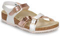Birkenstock Szandálok / Saruk Kumba Kids BF Elec. Met. Pearl/Copper Fehér 32