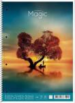 Shkolyaryk Publishing House Spirálfüzet, A4+, kockás, 80 lap, SHKOLYARYK "Colourful magic", vegyes (SB806521K) - tonerprint