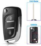  Peugeot bicskakulcs 2gombos átalakító (022NEW)