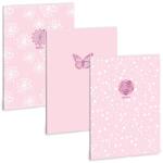 Ars Una vonalas füzet A4 Soft Touch - Pink Spring