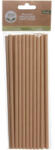  Szívószál 20db Papír Natur