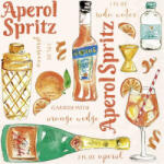 Kert és Otthonbolt Aperol Spritz 3 rétegű szalvéta, 12, 5 x 12, 5 cm (C1076500)