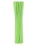 Godan Lime Green Chevron, Zöld papír szívószál 12 db-os MLG124095 (MLG124095)