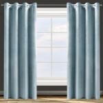  Rosa bársony sötétítő függöny Tengerkék 140x250 cm (418654)