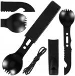 HARAHU CTS-01 8v1 multifunkciós evőeszköz - Fekete