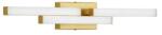 Nova Luce Aplica baie LED, protectie IP44, Aluminiu, Auriu, Atom, NVL-9695267 (NVL-9695267)