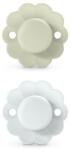 BabyJem Set 2 suzete fiziologice 0-6 luni, bleu, wonderland butterfly suavinex