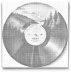  PontPöttyöző - Hanglemez 3 Méret: 50x50cm, Keretezés: Műanyagtáblával, Szín: Kék