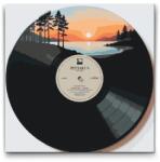  Festés számok szerint - Hanglemez 2 Méret: 50x50cm, Keretezés: Kerek keret