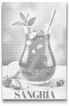  PontPöttyöző - Sangria Méret: 40x60cm, Keretezés: Kartonlemezen, Szín: Zöld