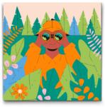  Festés számok szerint - Illusztráció - Felfedező Méret: 30x30cm, Keretezés: Keret nélkül (csak a vászon)