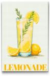  Gyémántszemes kirakó - Lemonade Méret: 40x60cm, Keretezés: Kartonlemezen, Gyémántok: Négyzet alakú