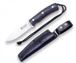 Joker Cutit Joker Bushcrafter cu teaca piele, lama otel inox 10.5 cm, maner micarta (CM120)