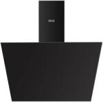 Muhler Hotă decorativă Muhler AMK-3065GM, Sticlă neagră, Debit 425 m³/h, 1 treaptă, Filtru lavabil, Iluminare LED, 60 cm Hota