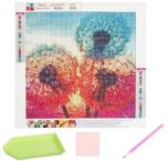 Malatec Set de broderie cu diamante 5D - Păpădie colorată, 30x30 cm