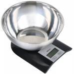 Kinghoff Cantar de bucătărie cu bol Kinghoff KH 1828, 5 kg, 2 litri, display LCD, Funcție TARE, Negru Cantare de bucatarie
