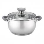 Voltz Oală Oliver Voltz OV51210N, Inducție, Mânere din silicon, Inox gri - 3.5 l