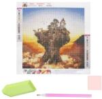 Malatec Set de broderie cu diamante 5D - Castel pe vârf, 30x30cm