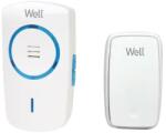 Well Sonerie fara fir, raza de acoperire 120m, buton fara baterie, Well (DOORBELL-ENDLESS-WL)