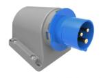 Bemis Fisa industriala Bemis BC1-1403-2236, 2P+E, 16A, 220V, aparenta, unghi 90°, IP44 (ELPL-2PE/16-BC114032236-BMS)