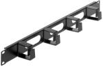 INTELLINET Organizator cablu 1U pentru rack 19" inele scurte Intellinet (PNL-CM-19"/1U/SR-INTL)
