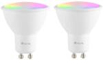 NGS Spot LED Smart WiFi, GU10, 5W, RGB, 460lm, Gleam 510C DUO, set 2 bucati, NGS (LEDLWF-GLEAM510CDUO-NGS)