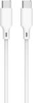 Well Cablu USB-C - USB-C, PD 60W, 2m, alb, cutie, Well (CABLE-USBC/USBC-2WE06-WL)