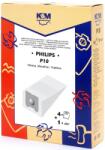 K&M Sac aspirator Philips Athena, hartie, 4X saci + 1X filtru, K&M (DUSTBAG-P10-PAP-K&M)