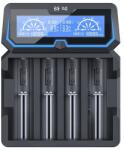 XTAR Incarcator acumulatori Li-ion, NiMH, NiCD, AA/AAA/AAAA, 4 canale, afisaj LCD, X4 XTAR (CHAR-LI-X4-XTR) Incarcator baterii
