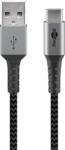 Goobay Cablu USB 2.0 A tata - USB-C, 1m, gri/argintiu, Goobay (CABLE-USB/USBC-1GY01-GBAY)