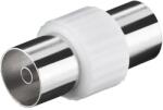 Goobay Adaptor Coaxial mama - Coaxial mama, plastic, set 10 bucati, Goobay (CX-F/F-GBAY)