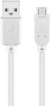 Goobay Cablu USB 2.0 A tata - micro USB, 3m, Goobay (CABLE-USBA-MICROB-3.0WE)