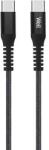 Well Cablu USB-C - USB-C, 1m, 20V/3A 60W, negru, Well (CABLE-USBC/USBC-1BK6001-WL)