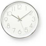 Nedis Ceas de perete alb/argintiu 30 cm Nedis (CLWA015PC30SR) - vitacom