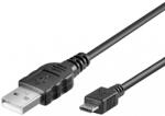 Goobay Cablu de încărcare și sincronizare micro-USB 5 W, 1 A, pentru dispozitive Android, negru Goobay (CABLE-USB-UB-1.0BK)