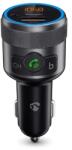 Nedis Modulator FM Nedis, Bluetooth, Bass Boost, Hands-Free, PD, 1x USB-C, 1x USB-A, asistent vocal, negru (CATR3024BK)