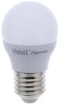 Well Bec LED G45 E27 7W 230V lumina calda, Supreme Well (LEDLW-G457E27-07-WL)